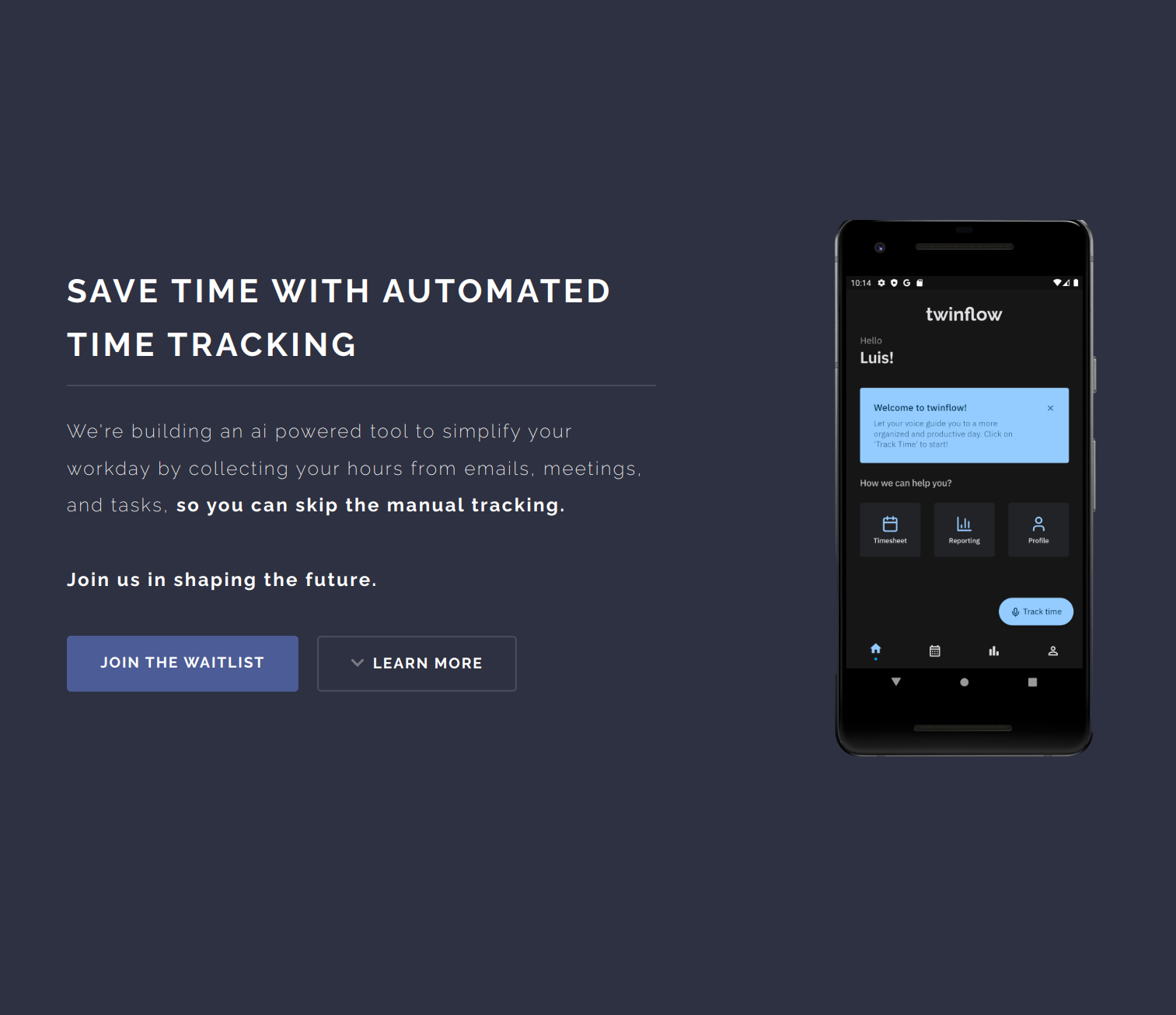 Twinflow - AI Time Tracking